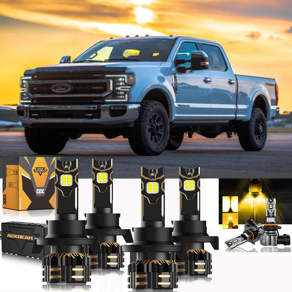For 2020 Ford F-250 Super Duty  H13 LED Headlight Bulbs Bundle