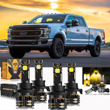 For 2020 Ford F-250 Super Duty  H13 LED Headlight Bulbs Bundle