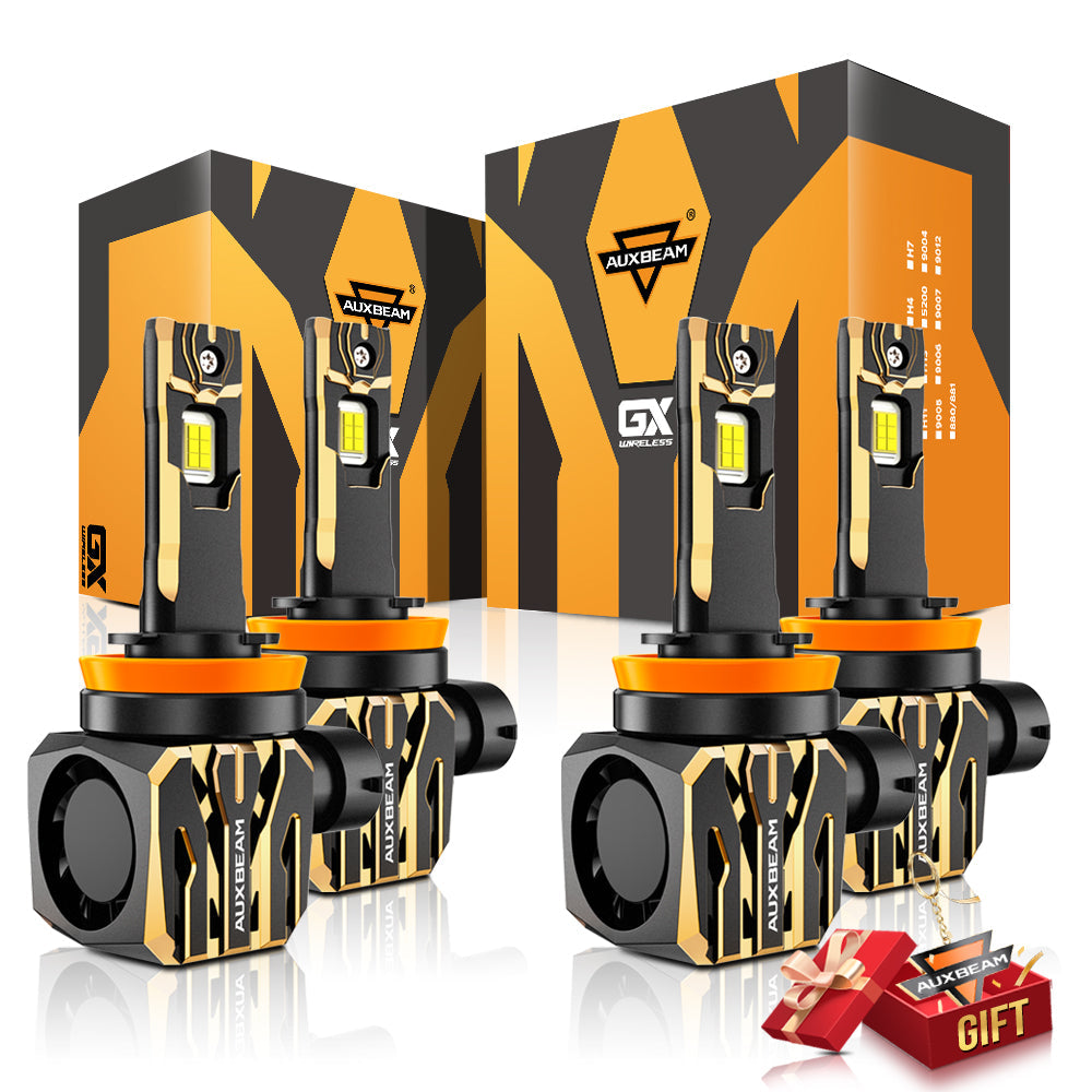 🆕GX Plug&Play Series 30000LM 120W LED Headlight Bulbs 6500K Cool White