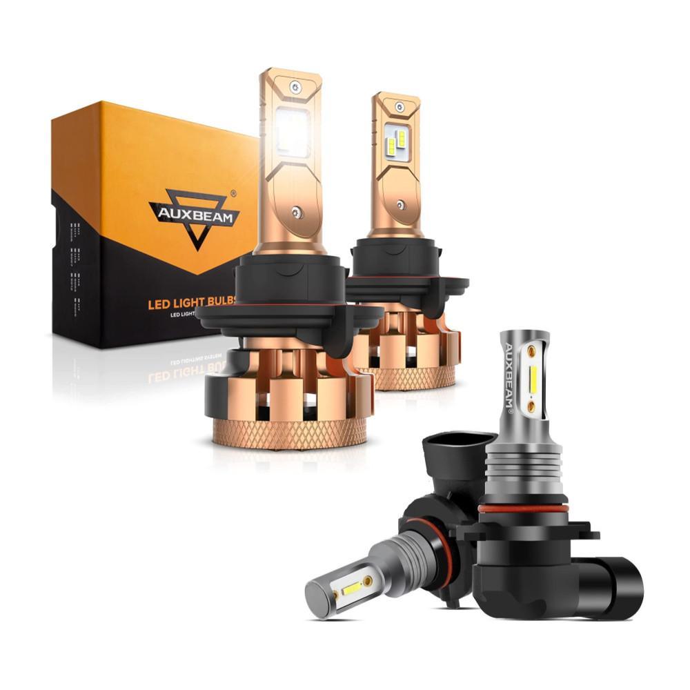For 2011-2015 Ford F350 F-16 Plus Series H13 Built-in Canbus Automotive Grade 14000LM LED Light Bulbs High Low Beam Bundle
