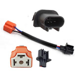 H13 Male to H4 Female Adapter Wiring Harness Connector Headlight Conversion for Headlight/Fog Light 2pcs/Set