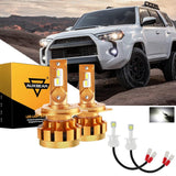 For 2000-2002 Toyota 4Runner F-16 Plus Series Built-in Canbus Automotive Grade 14000LM LED Light Bulbs High Low Beam Bundle