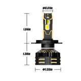 GX-PRO Series 35000LM 190W LED Headlight Bulbs 6500K Cool White