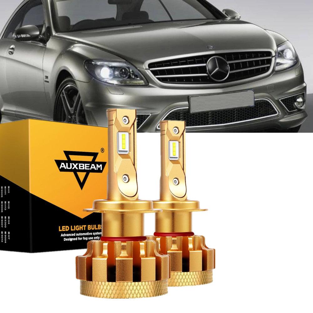 For 2005-2009 Mercedes-Benz CL65 AMG with HID headlamps LED Light Bulbs High Low Beam Bundle