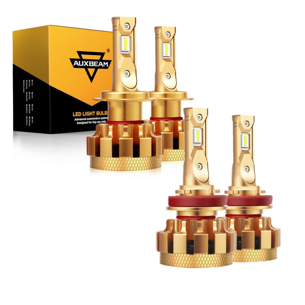 For 2011-2014 Hyundai Sonata(Hybrid) F-16 Plus Series Built-in Canbus Automotive Grade 14000LM LED Light Bulbs High Low Beam Bundle