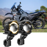 2023 Kawasaki KLR 650 Motorcycle LED Spotlight Light 3+5 Light Modes