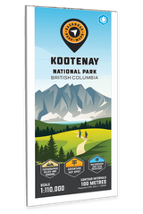 Kootenay National Park BC - Park Map