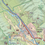 Lake Minnewanka & Canmore (Banff National Park Alberta) - Destination Map