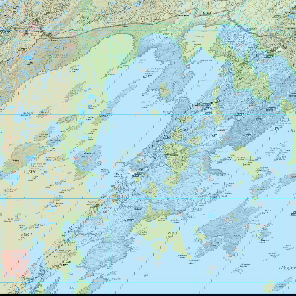 Lake Nipigon Ontario - Destination Map