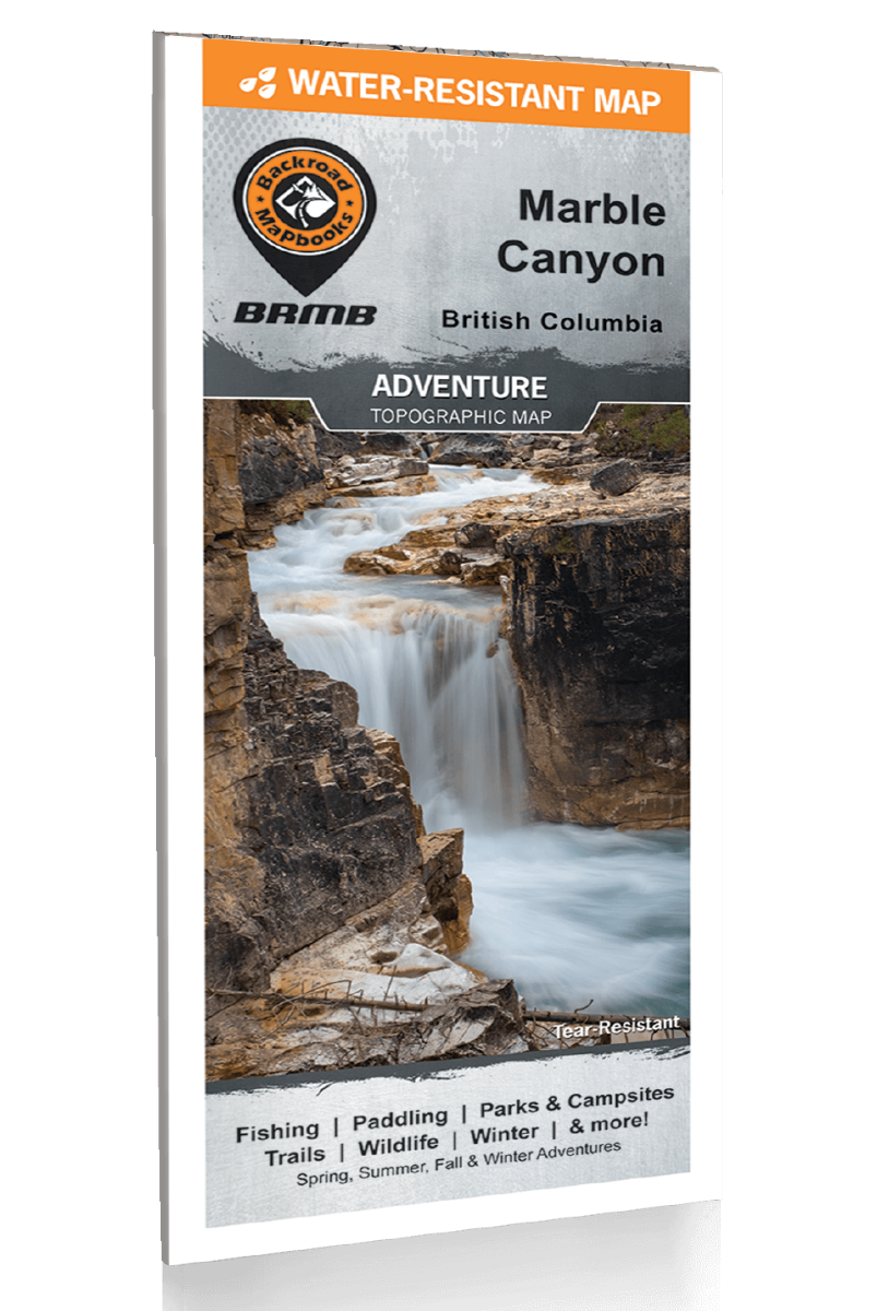 Marble Canyon (Kootenay National Park, BC) - Destination Map