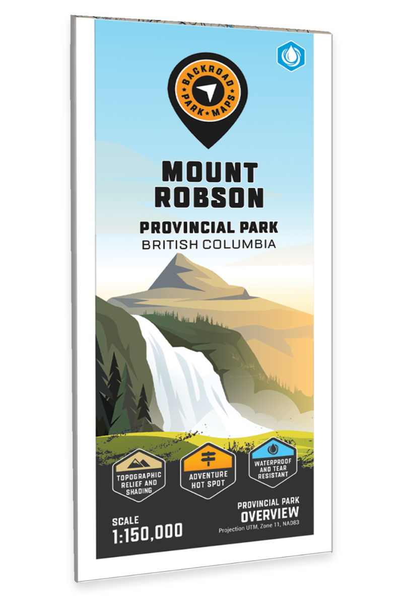 Robson Rance Map Mount Robson Provincial Map BC - Park Map – Rove Overland