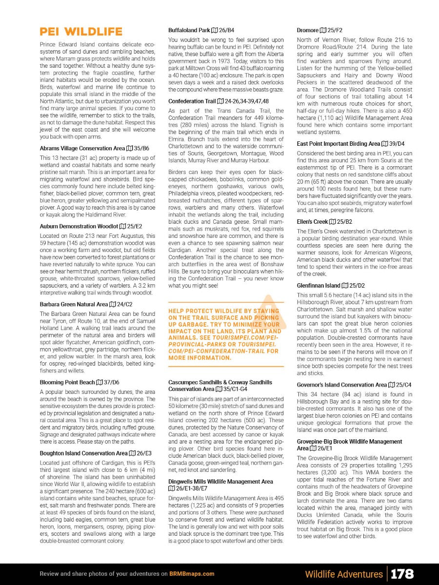 New Brunswick & PEI Backroad Mapbook