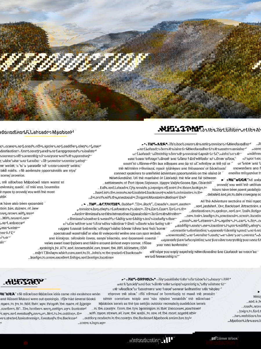 Newfoundland & Labrador Backroad Mapbook