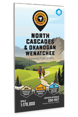 North Cascades, Okanogan Wenatchee, Washington State - Destination Map