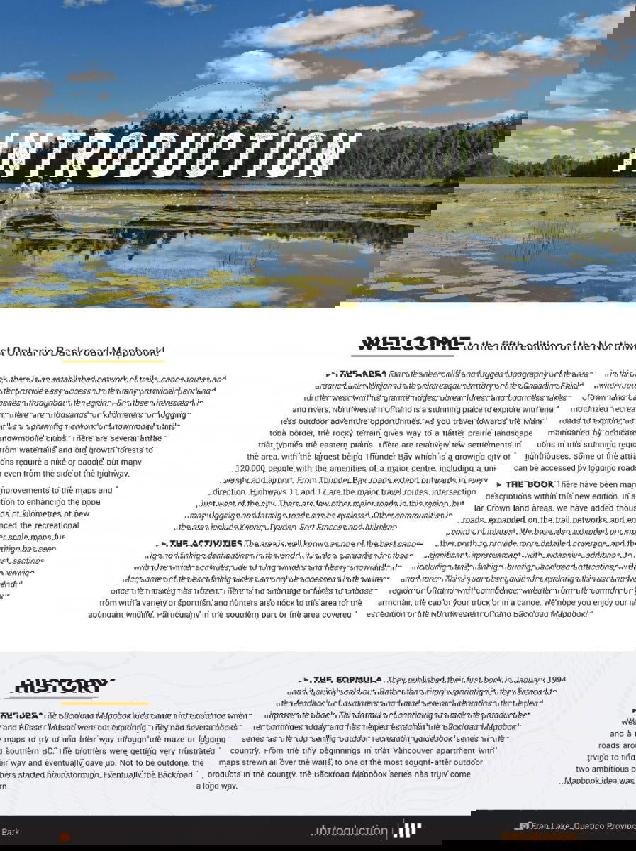 Northwestern Ontario Backroad Mapbook