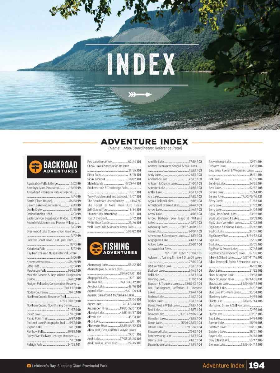 Northwestern Ontario Backroad Mapbook