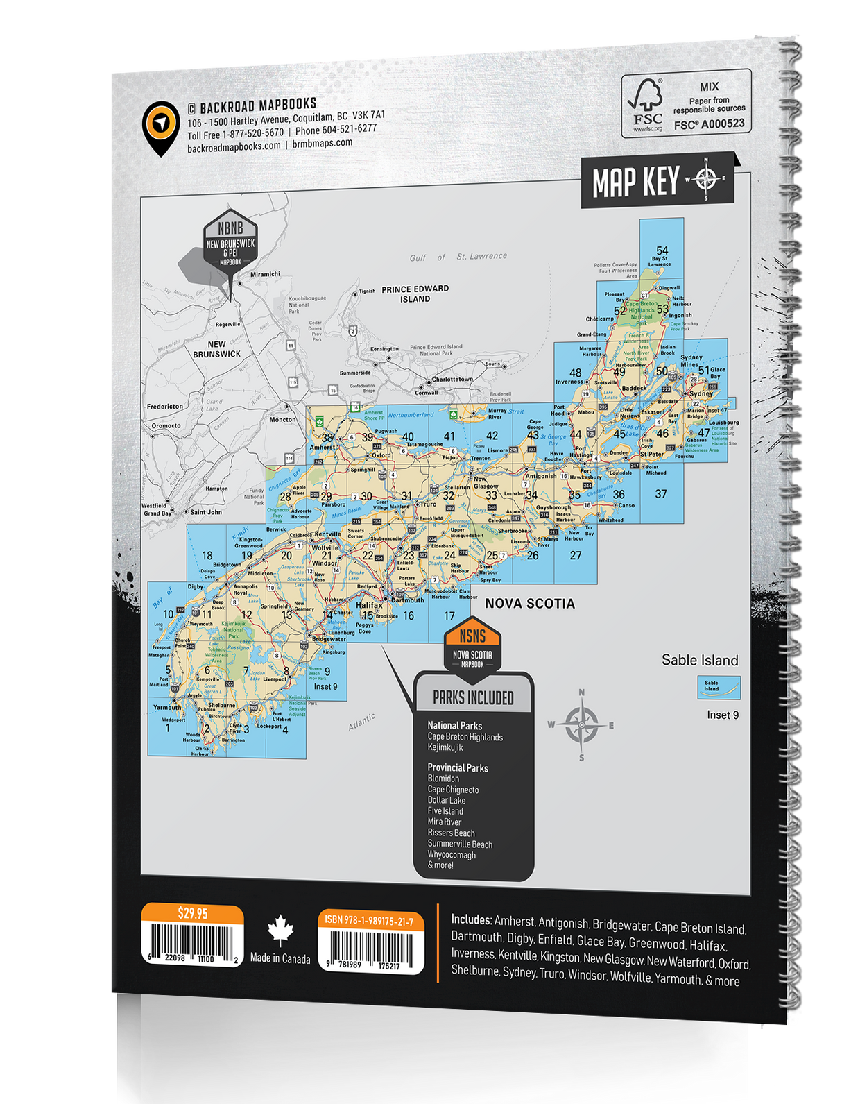 Nova Scotia Backroad Mapbook