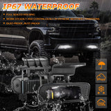 (2pcs/set) 60W DOT Approved LED Fog Lights fit for Chevrolet Silverado 1500/2500 1999 2000 2001 2002, 1500HD/2500HD/3500 2001 2002