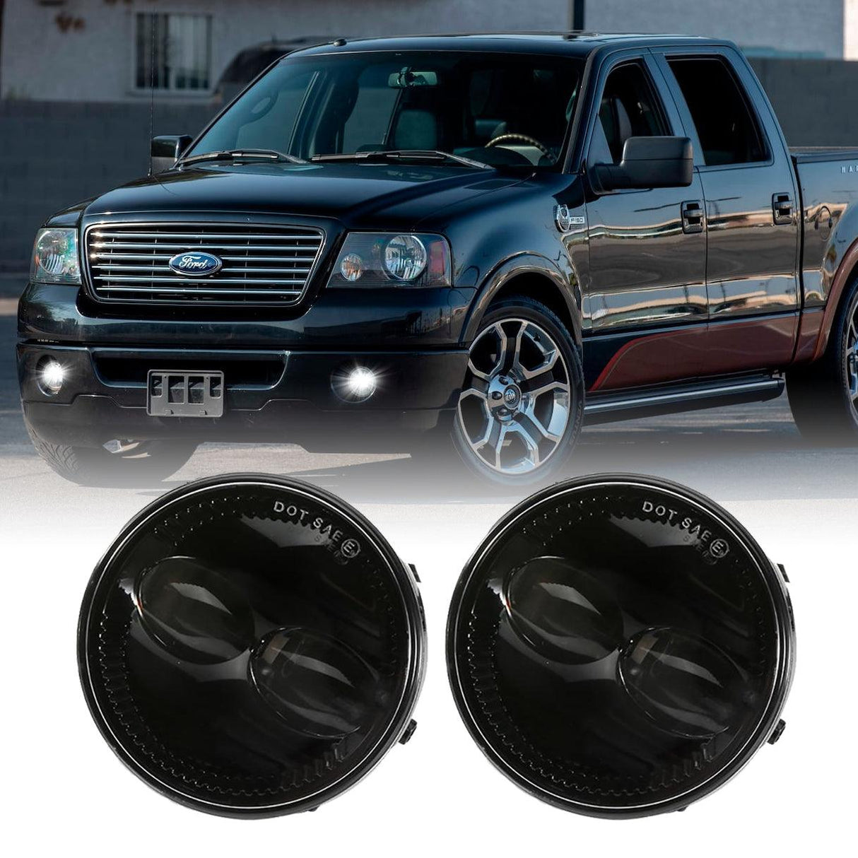 (2pcs/set) LED Fog Lights Assembly for Ford F150 2006 2007 2008 2009 2010 2011 2012 2013 2014