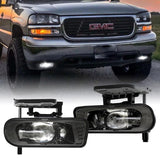 LED Fog Lights Replacement DOT Approved for 1999-2002 GMC Sierra 1500 2500, 2001-2002 GMC SIERRA 1500HD/2500HD/3500, 2000-2006 GMC Yukon