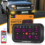AR-800 Multifunction RGB Switch Panel with Bluetooth Controlled & 47 Inch Extension Cable(Optional) for Chevrolet Silverado