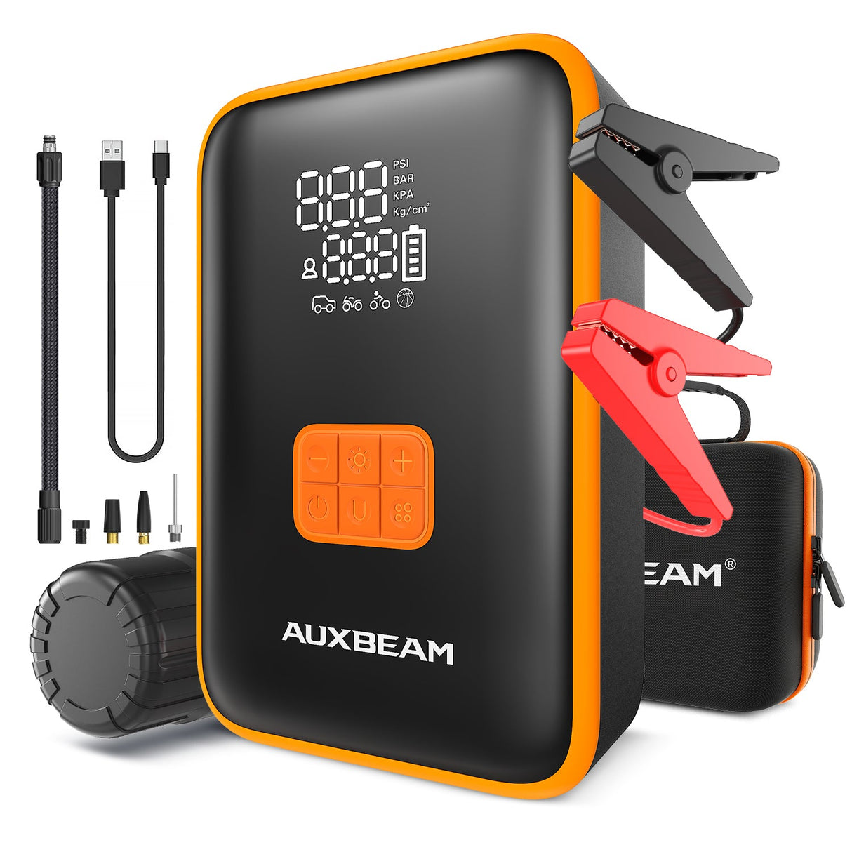 🆕AJ3500 Series 3500A Jump Starter with Air Compressor 120PSI Tire Inflator For 8L Gas/ 6L Diesel Engine