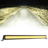 SP-DRL Series 12 Inch/22 Inch/32 Inch/42 Inch Off Road LED Light Bar With Amber&White DRL