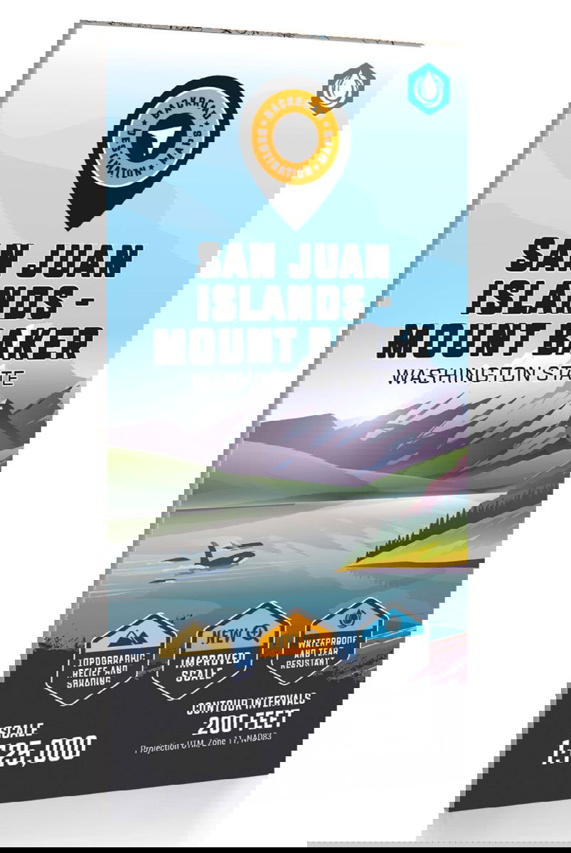 San Juan Islands & Mount Baker, Washington State - Destination Map