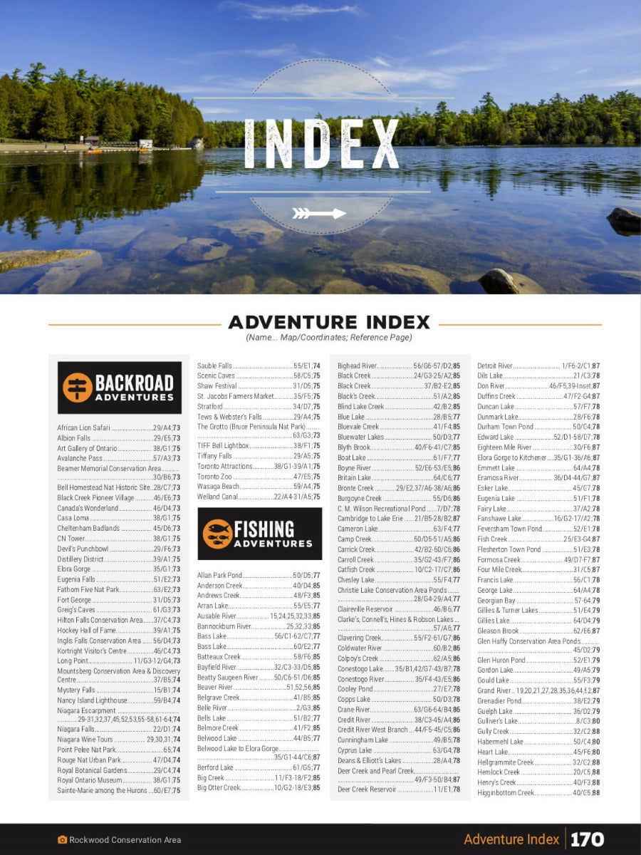 Southern Ontario Backroad Mapbook