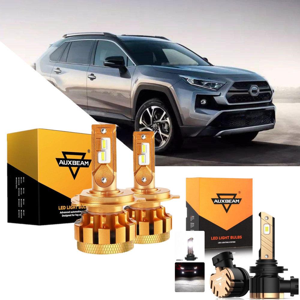 For 2004 Toyota RAV4 F-16 Plus Series Built-in Canbus Automotive Grade 14000LM LED Light Bulbs High Low Beam Bundle