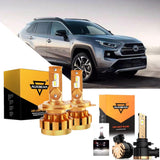 For 2004 Toyota RAV4 F-16 Plus Series Built-in Canbus Automotive Grade 14000LM LED Light Bulbs High Low Beam Bundle