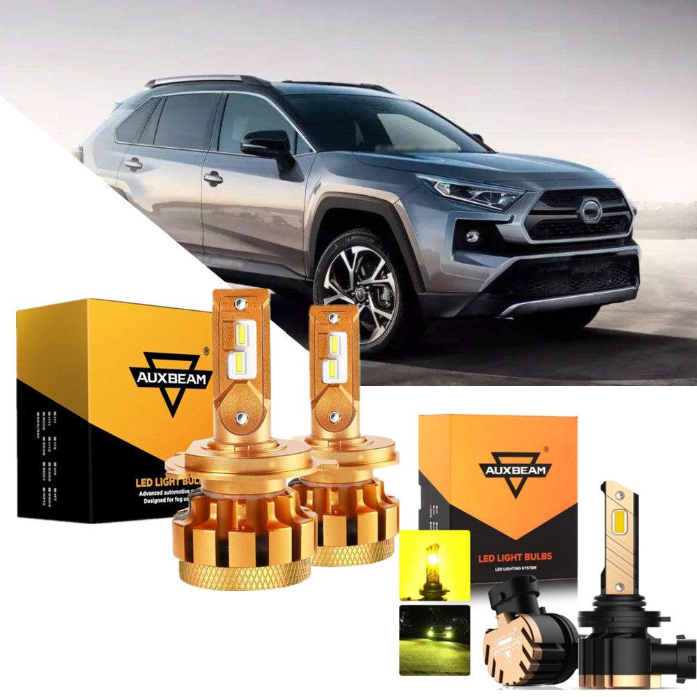 For 2004 Toyota RAV4 F-16 Plus Series Built-in Canbus Automotive Grade 14000LM LED Light Bulbs High Low Beam Bundle