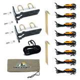 180 DEGREE AWNING, XL, DRIVER OR PASSENGER SIDE, C-CHANNEL ALUMINUM, OLIVE