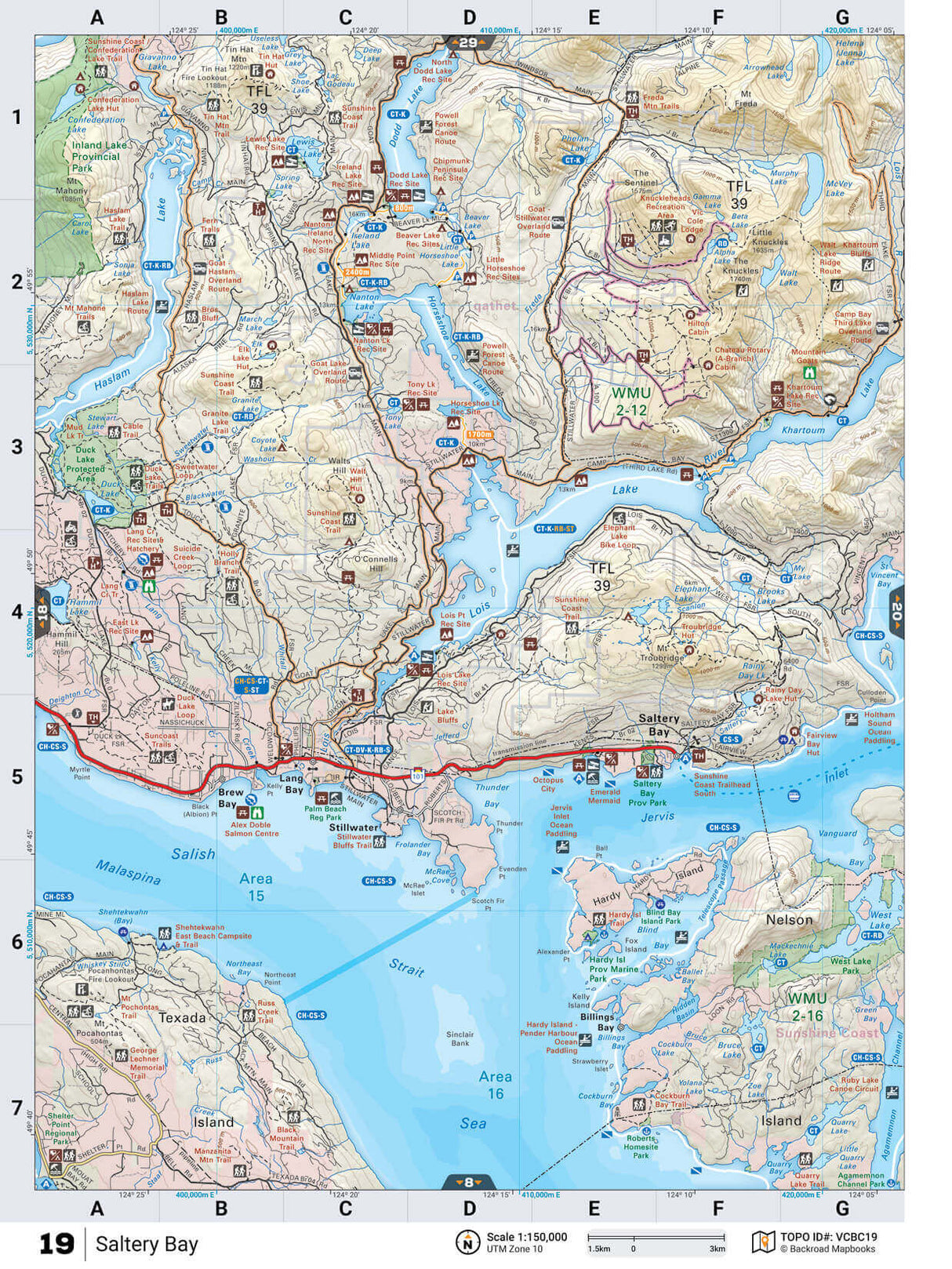 Vancouver, Coast & Mountains BC Backroad Mapbook