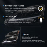 LED Headlight Assembly Matrix Projector Black For 2006-2012 Lexus IS250/IS250C/IS350/IS220d & 2008-2014 ISF(XE20)