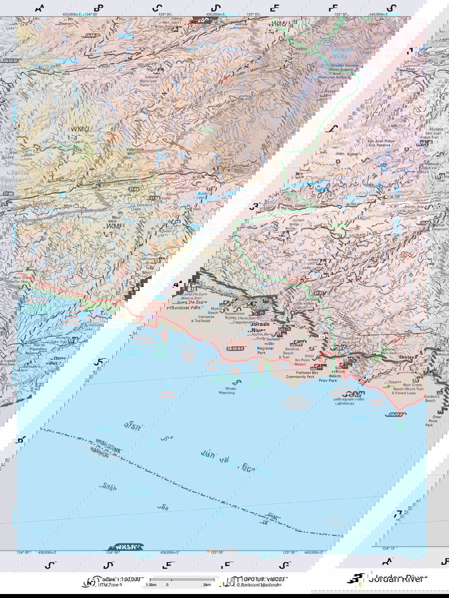 Vancouver Island BC Backroad Mapbook