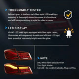 LED Tail Lights Assembly With Dynamic Welcome Light [CS Style] For 2011-2017 BMW 5 Series M5 6th Gen (F10 F18)