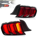 LED Tail Lights Assembly With 5 Modes Sequential Turn Signal For 2015-2023 Ford Mustang 6th Gen (S550)