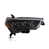 LED Headlight Assembly Matrix Projector Black For 2014-2022 Toyota 4Runner 5th Gen (N280)