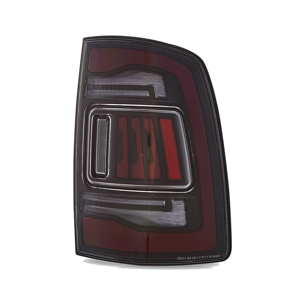 Upgrade LED Tail Lights Assembly With Amber Turn Signal For 2009-2018 Dodge Ram