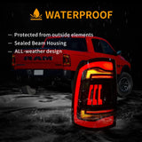 Upgrade LED Tail Lights Assembly With Amber Turn Signal For 2009-2018 Dodge Ram