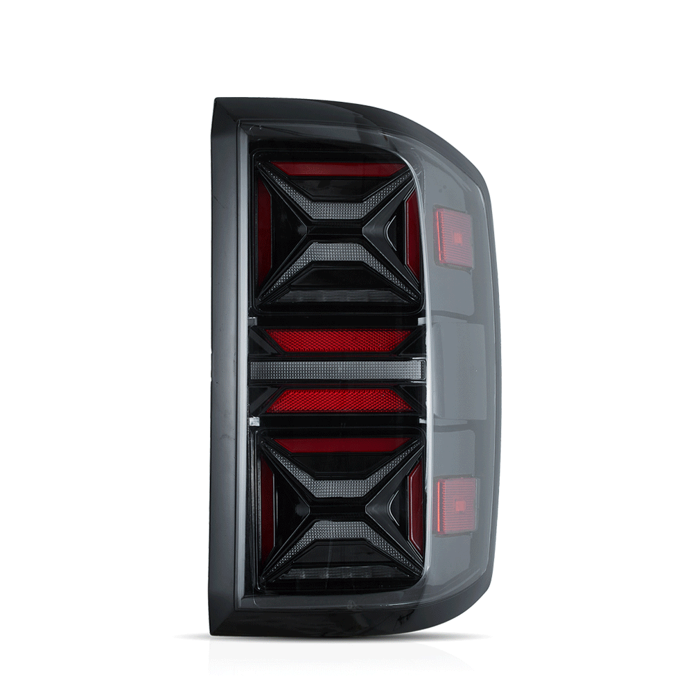 LED Tail Light Assembly With Dynamic Welcome Lighting For 2014-2018 Chevrolet Silverado