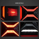 LED Tail Light Assembly With Dynamic Welcome Lighting For 2014-2018 Chevrolet Silverado
