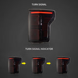 LED Ugprade Tail Lights Assembly With Red Sequential Turn Signal Smoked For 2015-2020 Ford F150 13th Gen (P552)