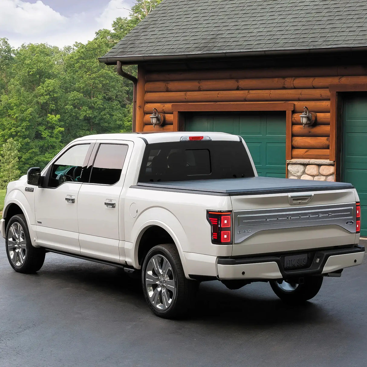 LED Ugprade Tail Lights Assembly With Red Sequential Turn Signal Smoked For 2015-2020 Ford F150 13th Gen (P552)