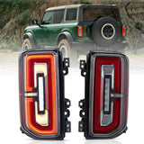 LED Tail Lights Assembly With Dynamic Welcome Lighting For 2021-2024 Ford Bronco