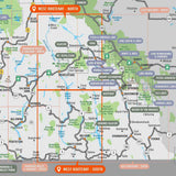 West Kootenay BC - Recreation Map