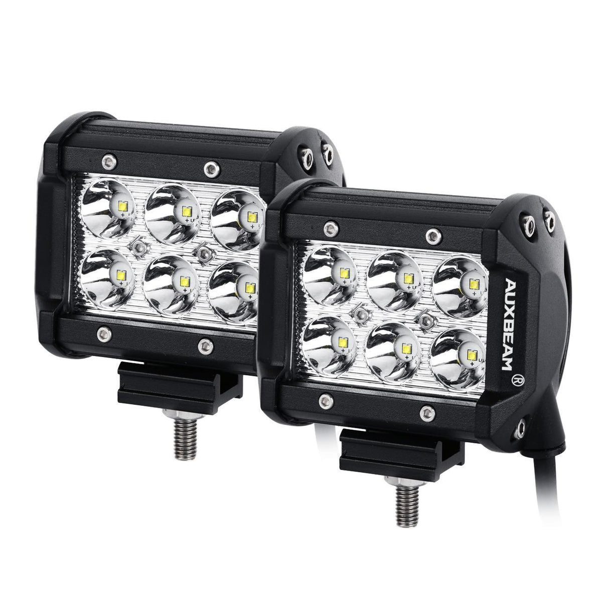 7" LED Halo Headlights + 4" Inch LED Fog Lights with DRL + 5D-PRO 52" Straight LED Light Bar + Windshield Mounting Brackets + 18W Spot Beam Pod Lights Set for for Jeep Wrangler JK