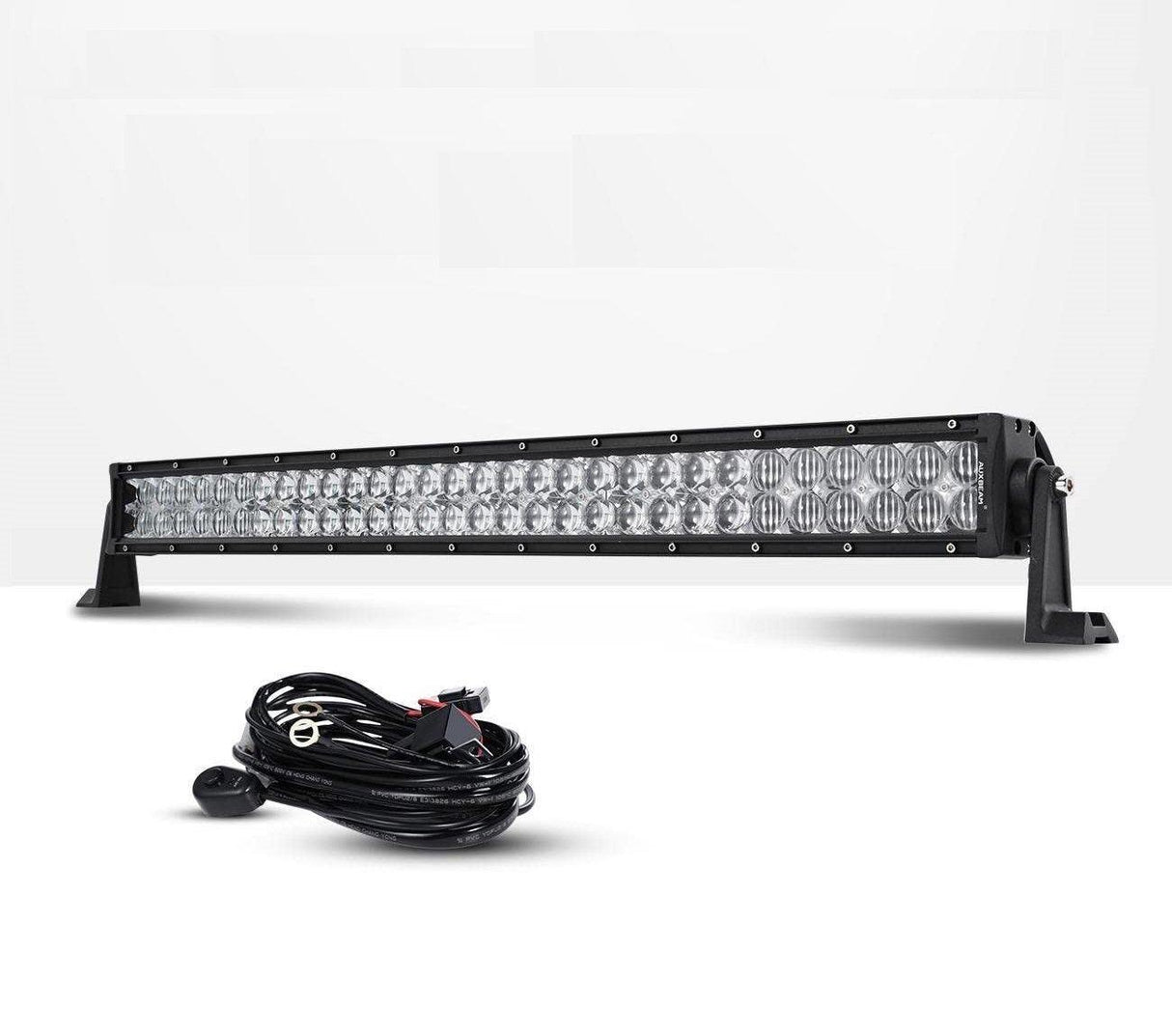 22 Inch-52 Inch 5D Series Straight/Curved Combo Beam Double Row LED Light Bar for Chevy Tahoe