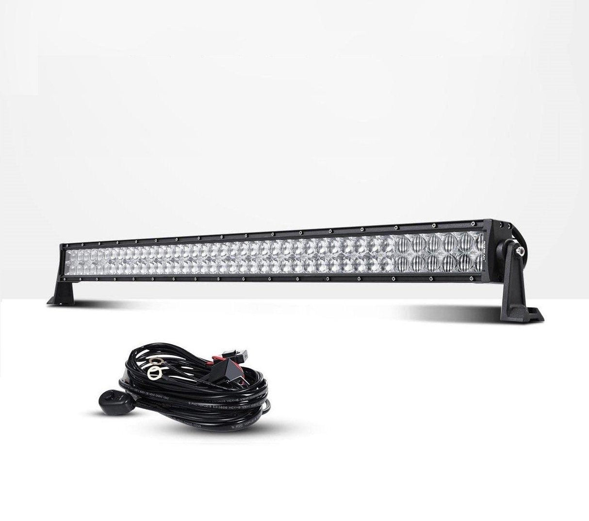 22 Inch-52 Inch 5D Series Straight/Curved Combo Beam Double Row LED Light Bar for Chevy Tahoe
